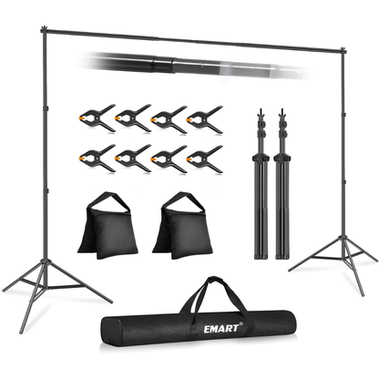 Adjustable Backdrop Stand Support kit