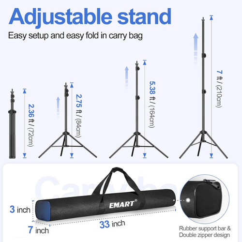 Adjustable Backdrop Stand Support kit