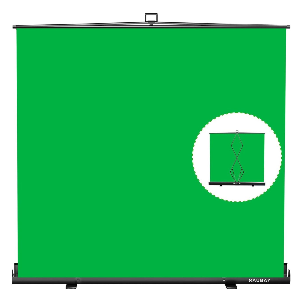 Large Collapsible Green Screen Backdrop