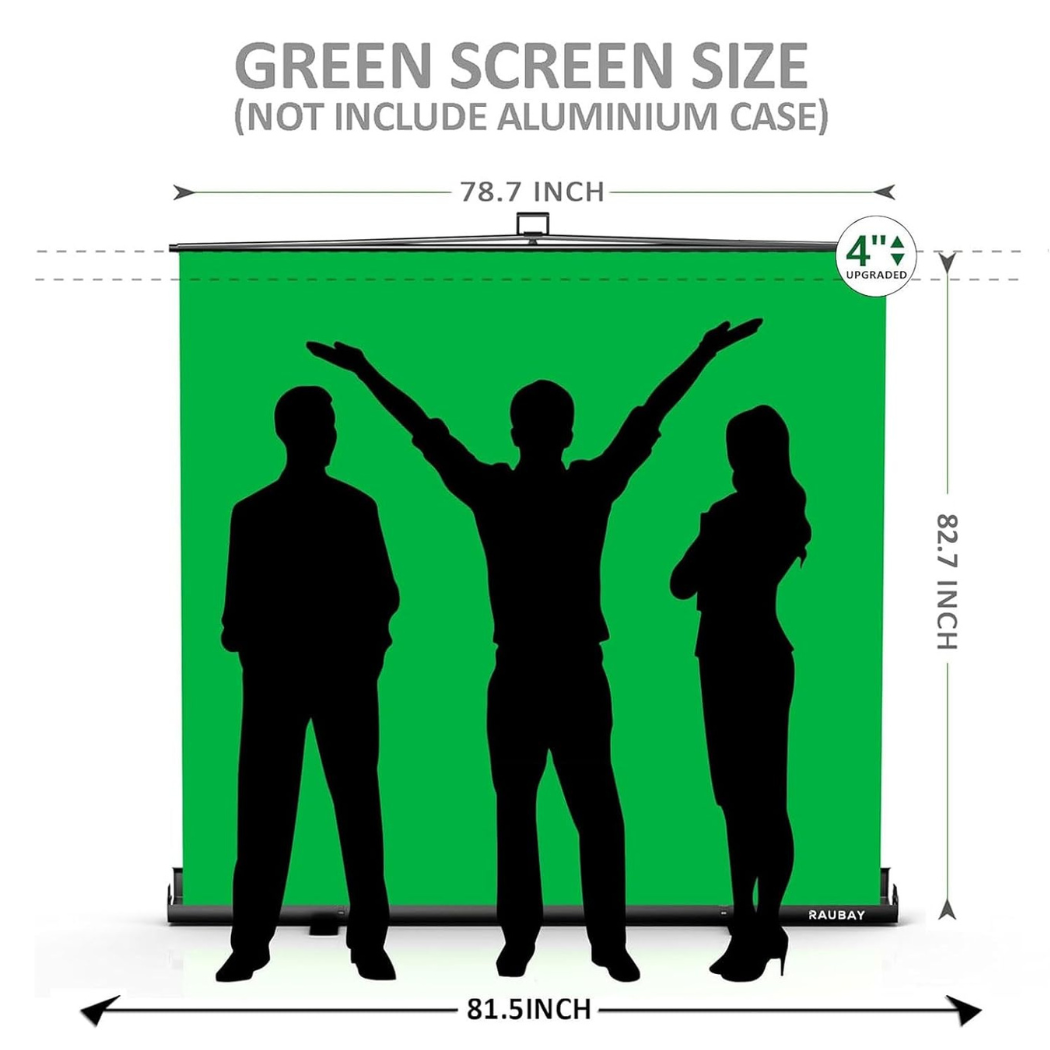 Large Collapsible Green Screen Backdrop