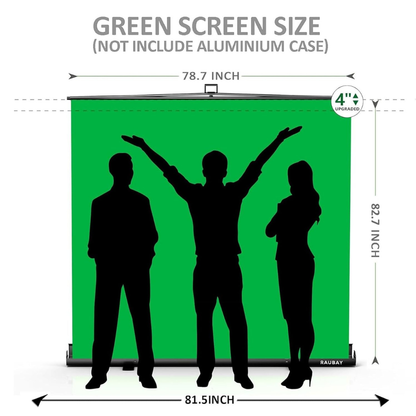 Large Collapsible Green Screen Backdrop