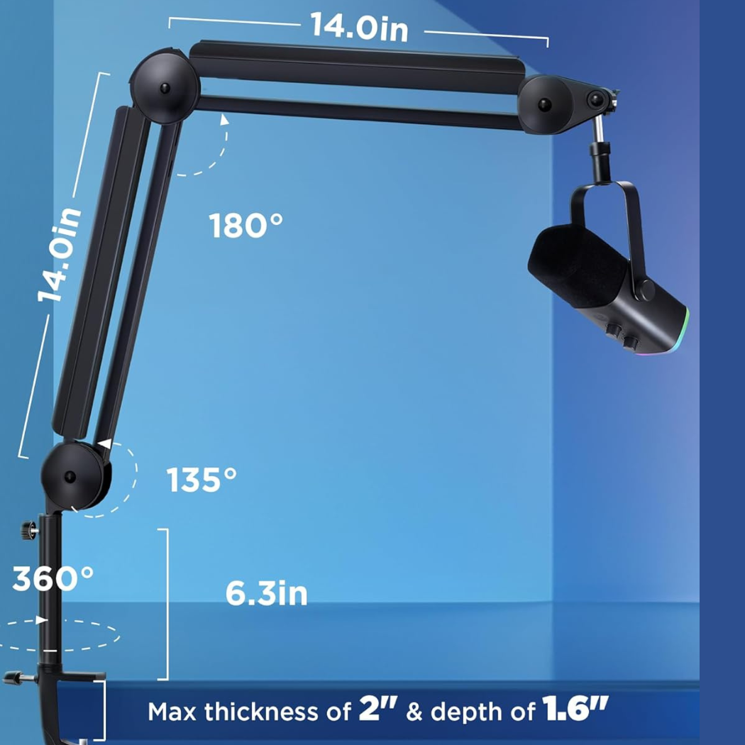 InnoGear Mic Boom Arm Stand
